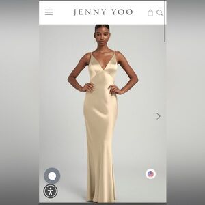 Jenny Yoo Eloise Bridesmaids Satin Gown